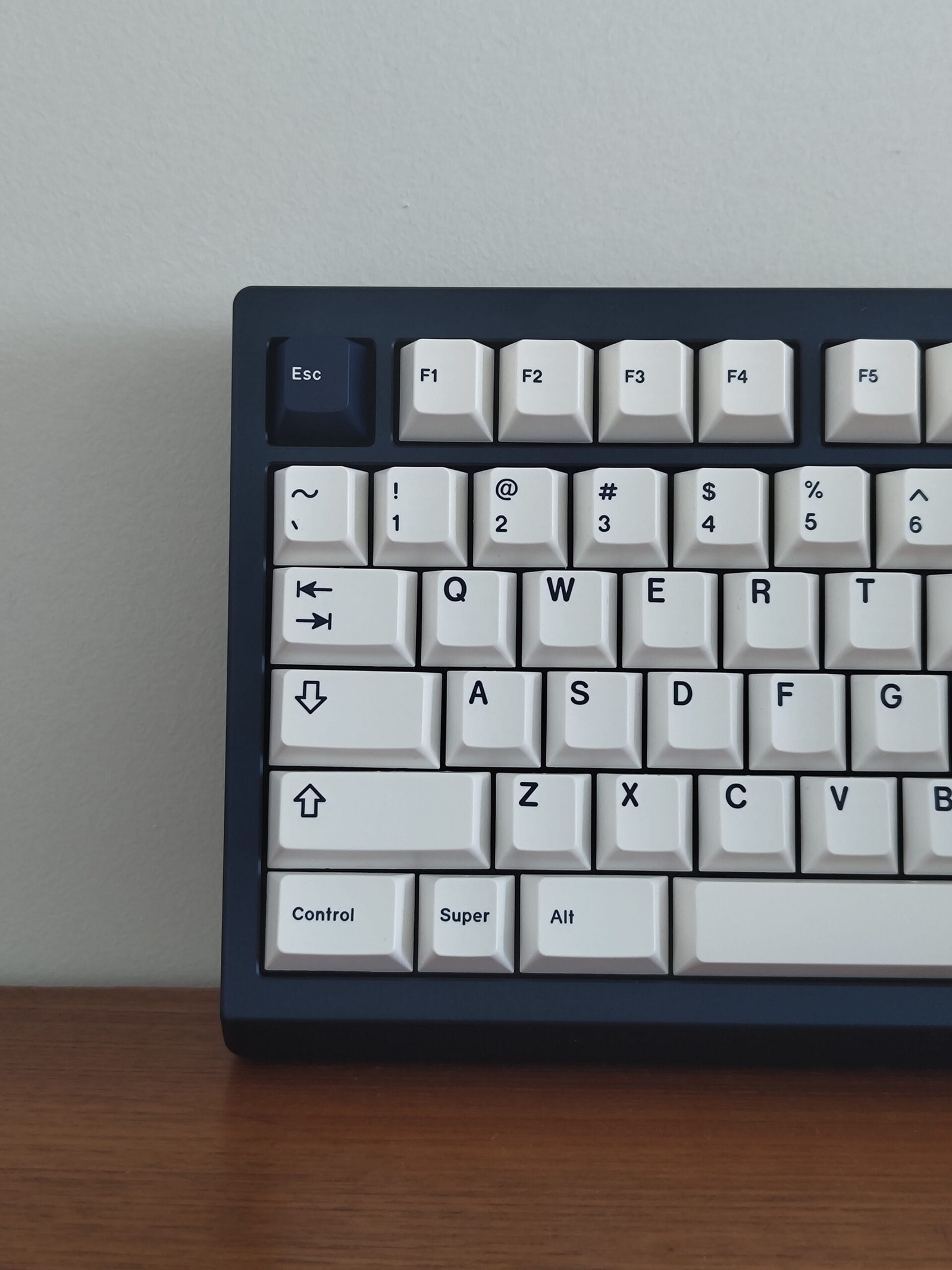 Custom keyboard for corporate use — dark build with premium finish
